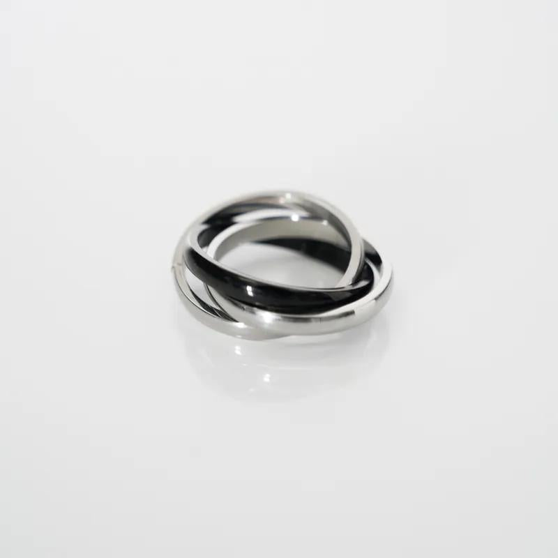 316L Triple Surgical Steel Ring / 2色