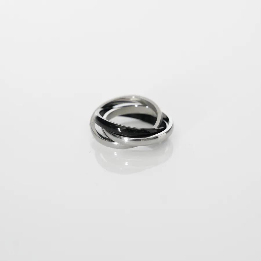 316L Triple Surgical Steel Ring / 2色