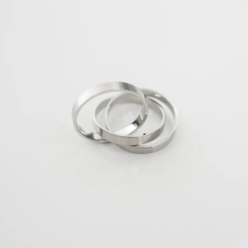 316L Triple Surgical Steel Ring / 2色