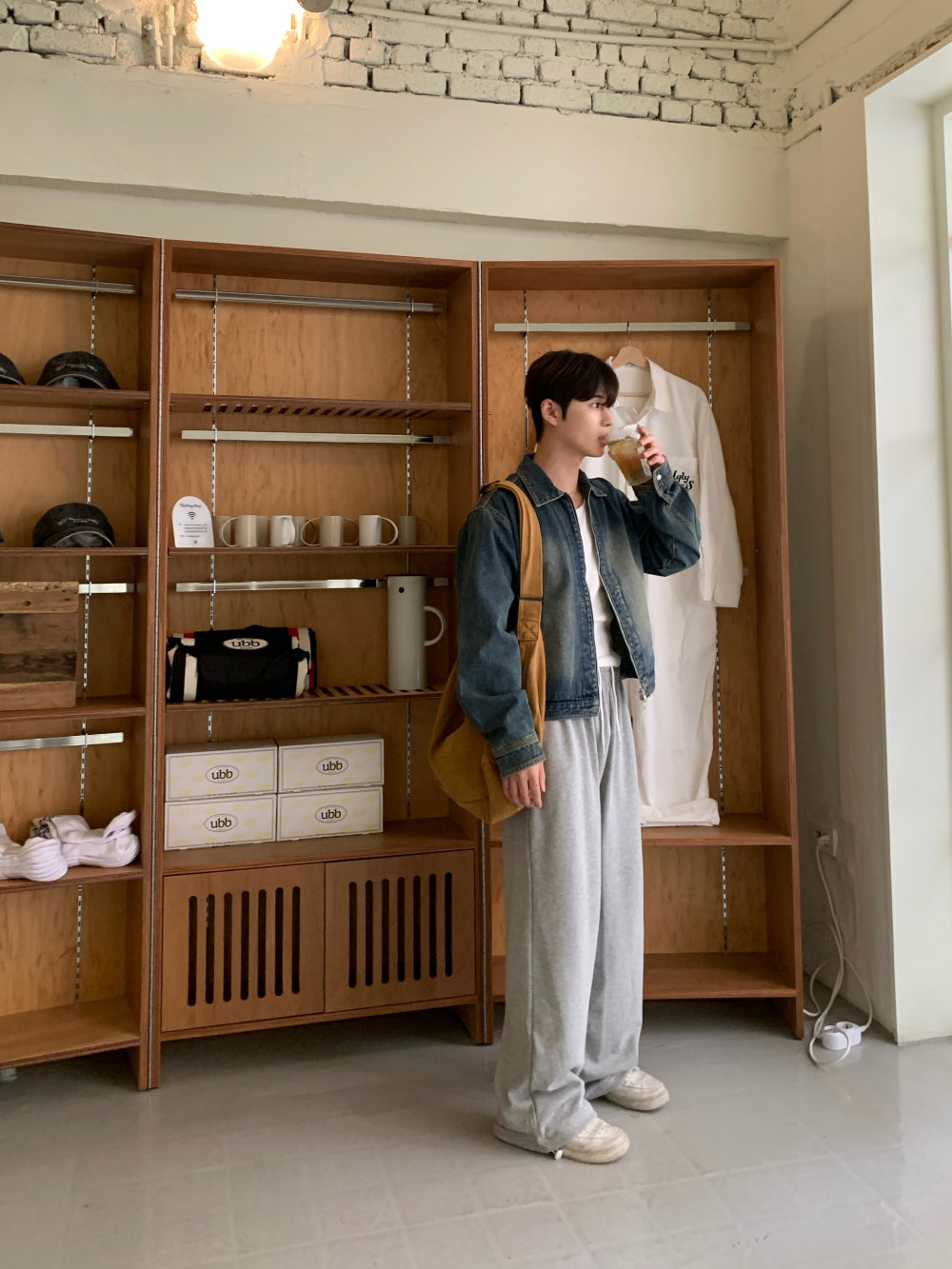 復古 水洗 帆布 側背包 斜背包 / 3色