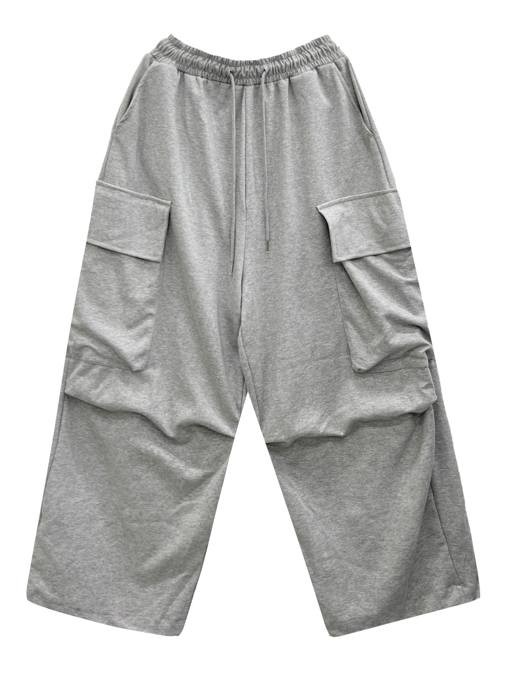 大口袋 工裝 降落傘 寬鬆 闊腿 棉褲 / 4色