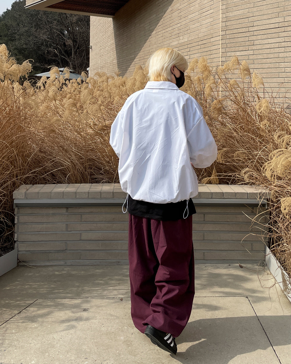 斜紋布 降落傘 氣球 工裝 長褲 / 5色