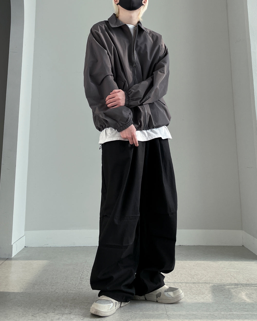 斜紋布 降落傘 氣球 工裝 長褲 / 5色