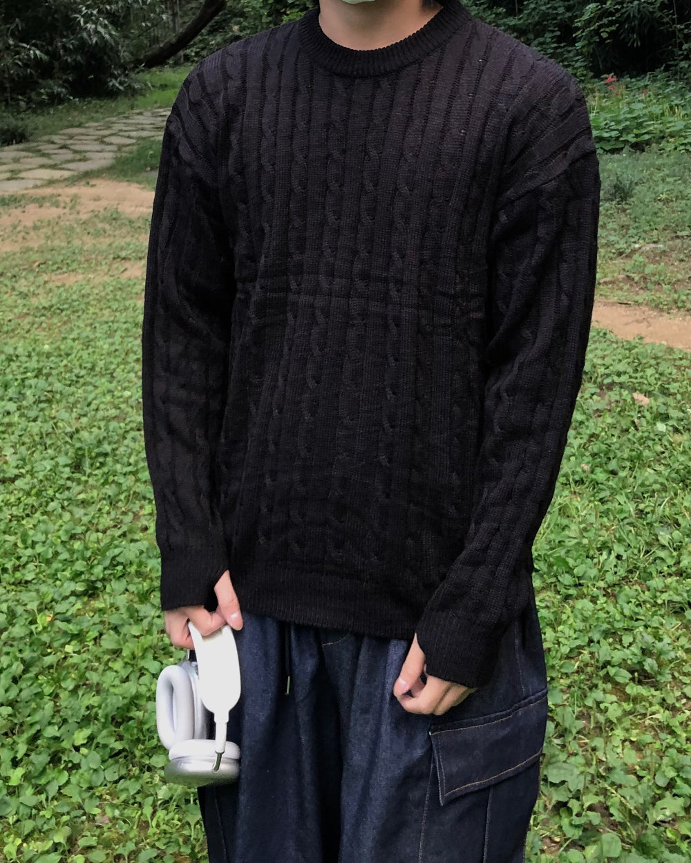 簡約 羅紋 圓領 針織 上衣 / 6色