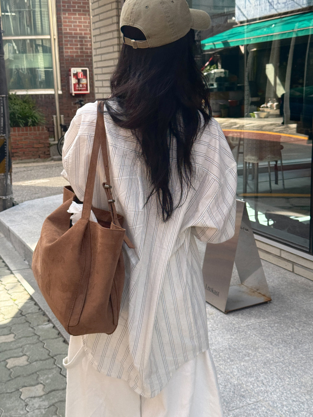 輕奢 質感 霧面 絨面革 麂皮 單肩 托特包 / 3色