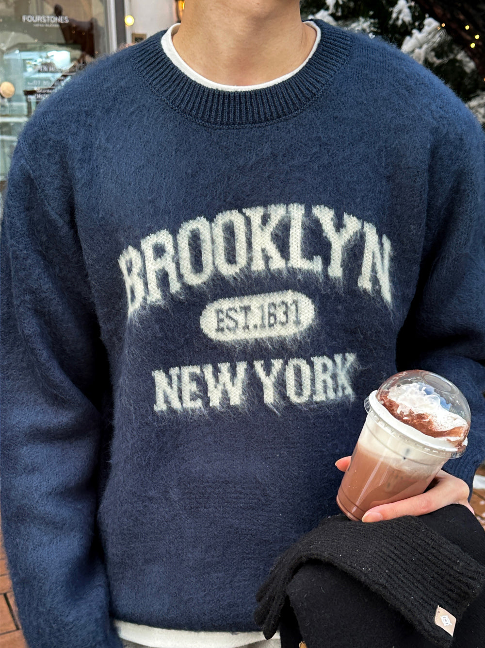 BROOKLYN 圓領 羊毛 針織 毛衣 / 6色