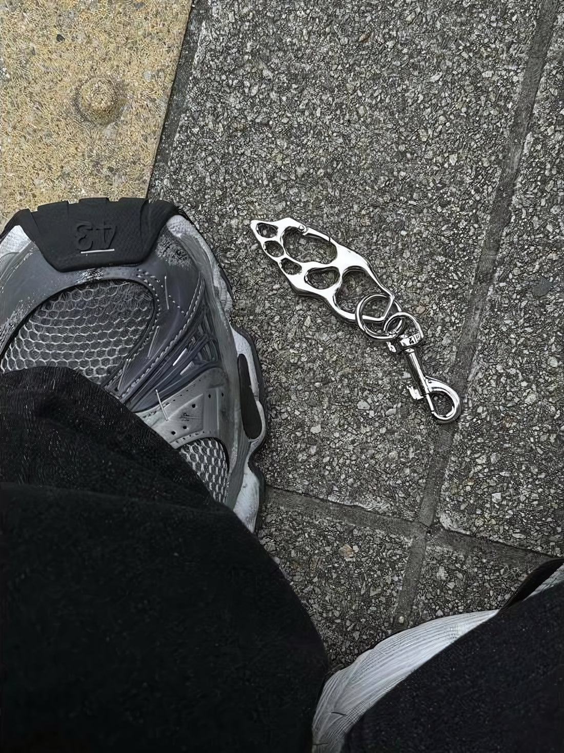 Hollow Skeleton Metal Keychain