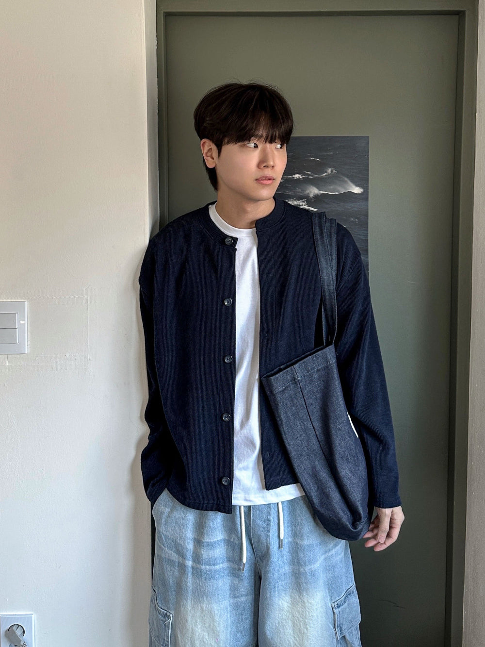 基本款 簡約 圓領 針織 開襟衫 / 10色