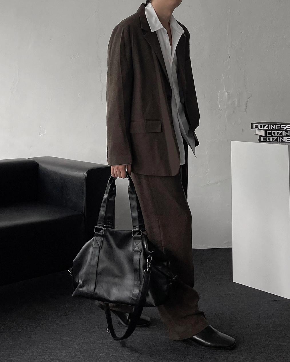 波士頓 皮革 通勤 約會 手提包 單肩包 斜背包