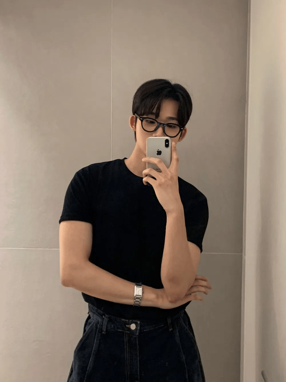 涼感 羅紋 合身 針織 短T / 10色