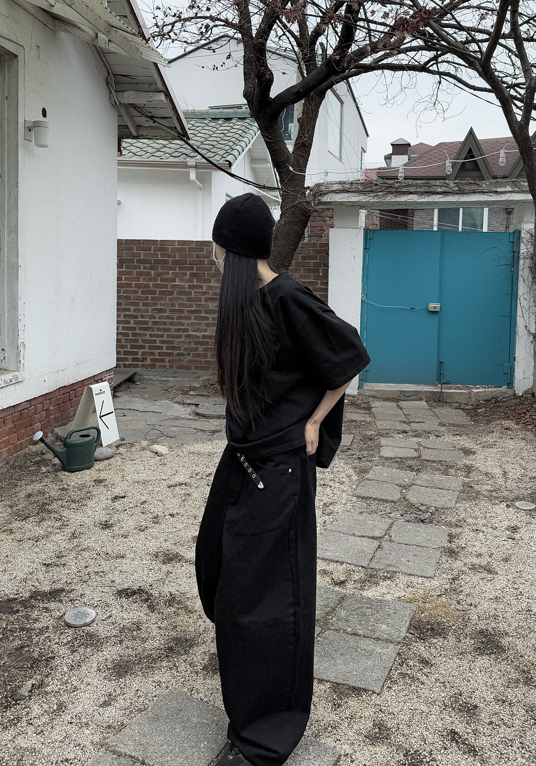 Boxy 寬短 簡約 俐落 短袖 上衣 / 3色