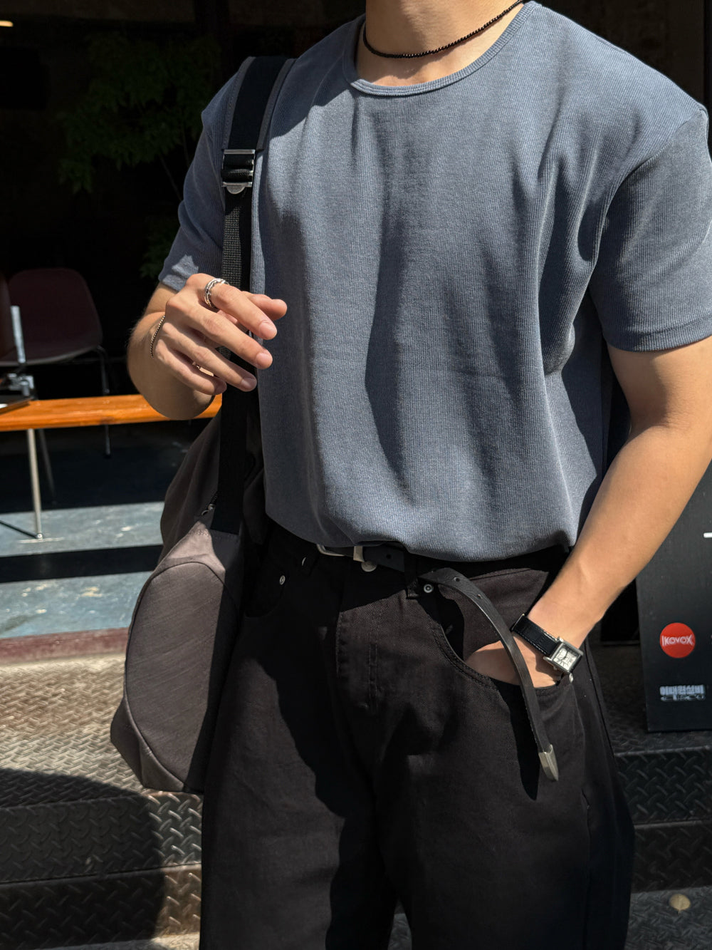 顏料水洗 短版 合身 莫蘭迪 短袖 上衣 / 7色