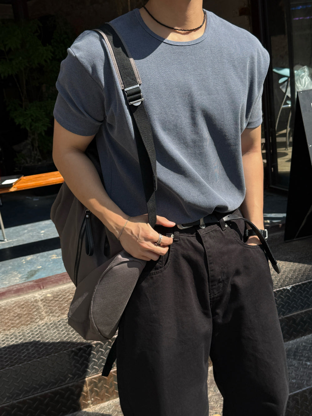 顏料水洗 短版 合身 莫蘭迪 短袖 上衣 / 7色