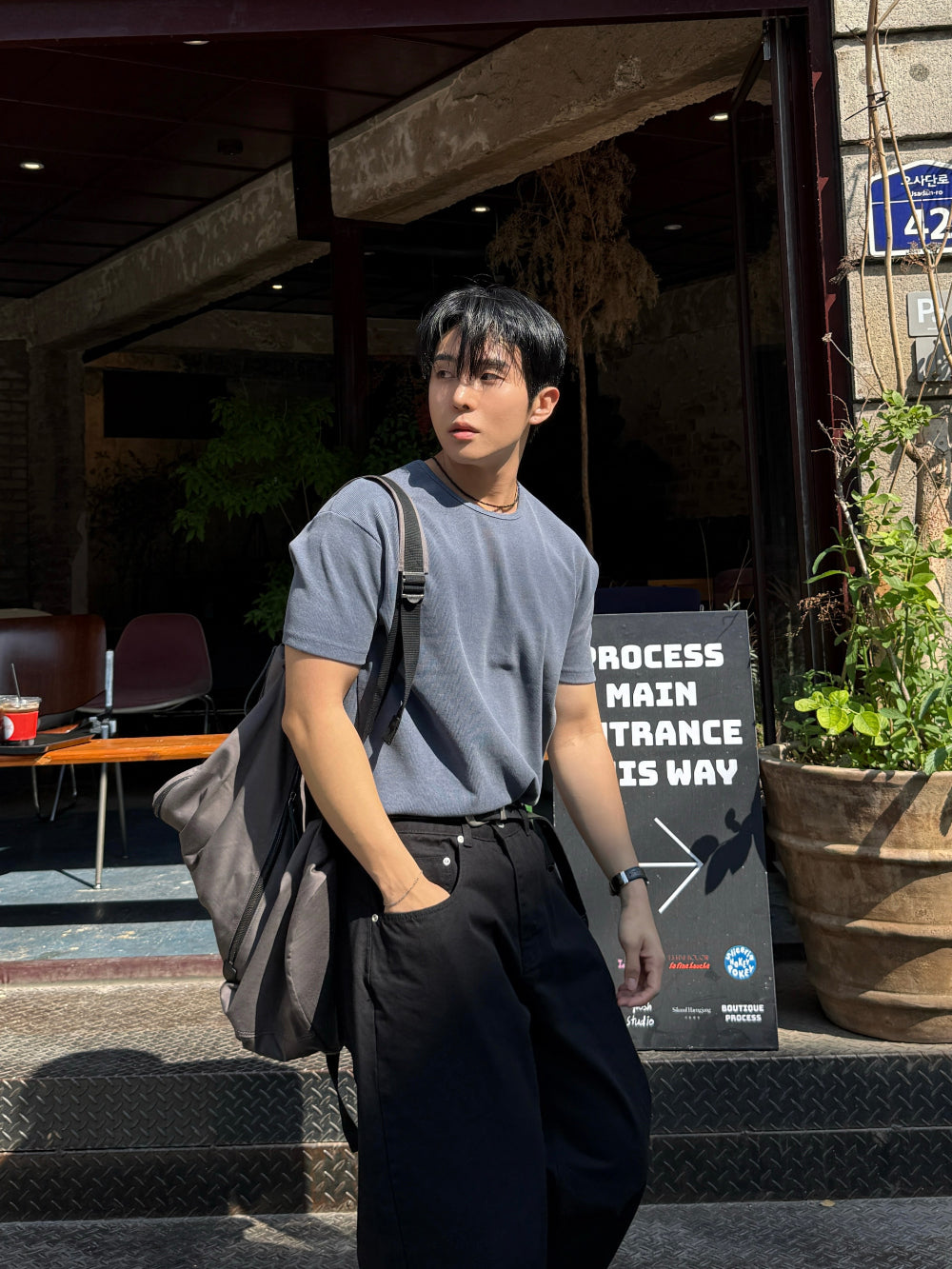 顏料水洗 短版 合身 莫蘭迪 短袖 上衣 / 7色