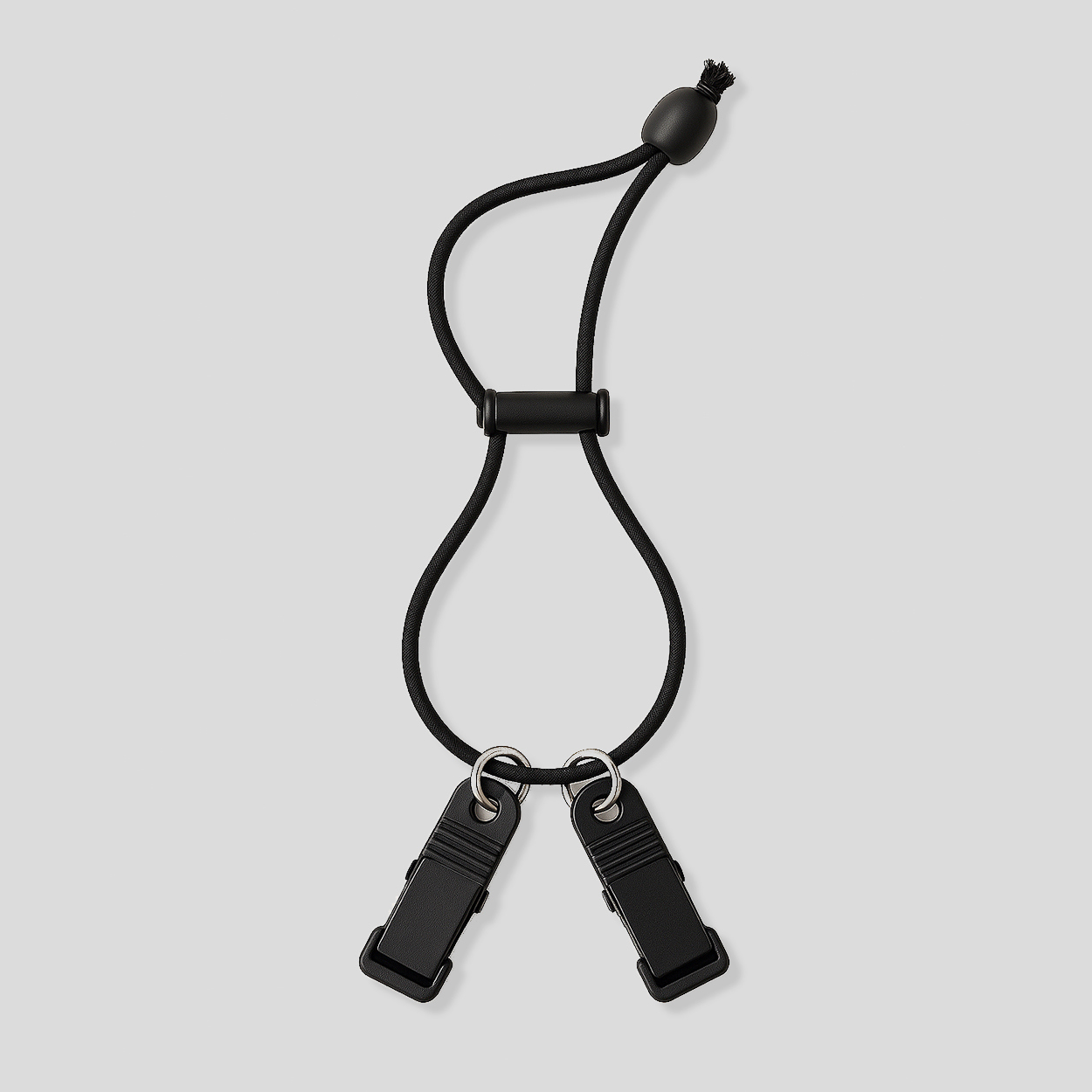 褲腳固定 隱形防踩 夾扣繩帶組 (2入)