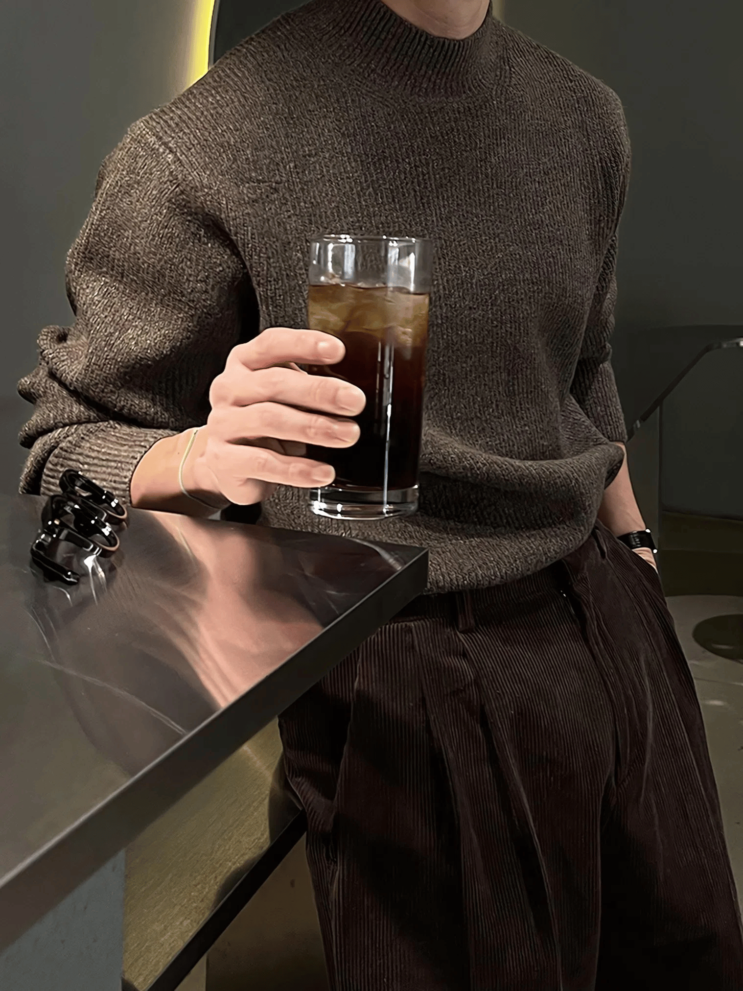 Cashmere 仿羊絨 小高領 針織上衣 / 9色