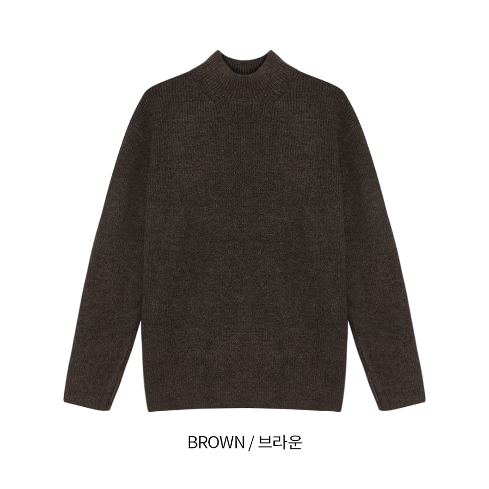 Cashmere 仿羊絨 小高領 針織上衣 / 9色