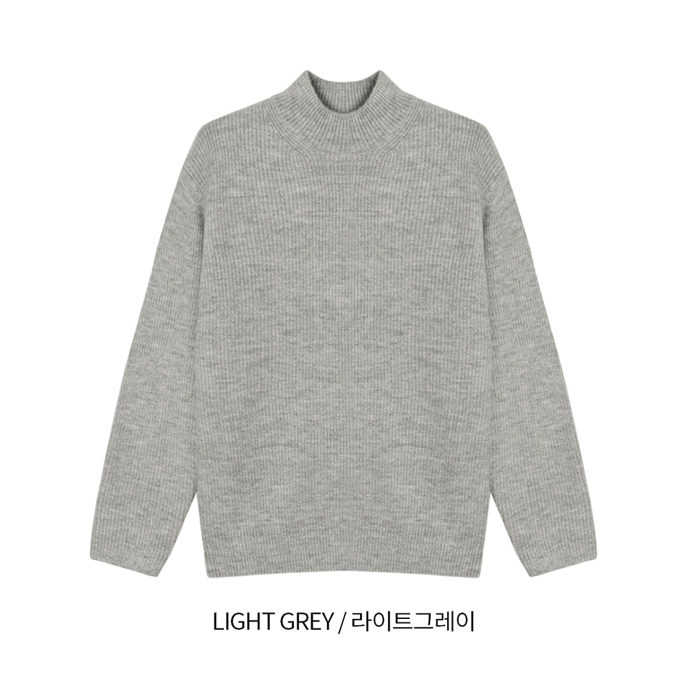 Cashmere 仿羊絨 小高領 針織上衣 / 9色