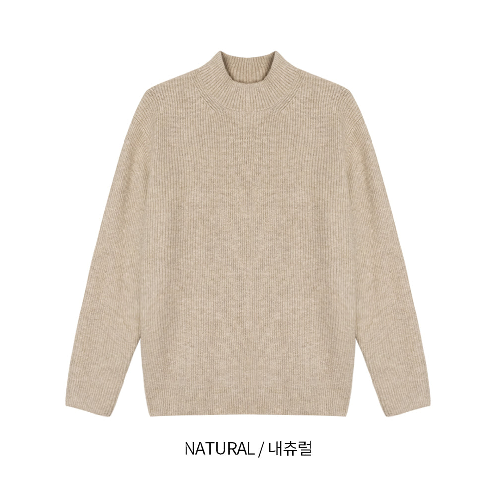 Cashmere 仿羊絨 小高領 針織上衣 / 9色