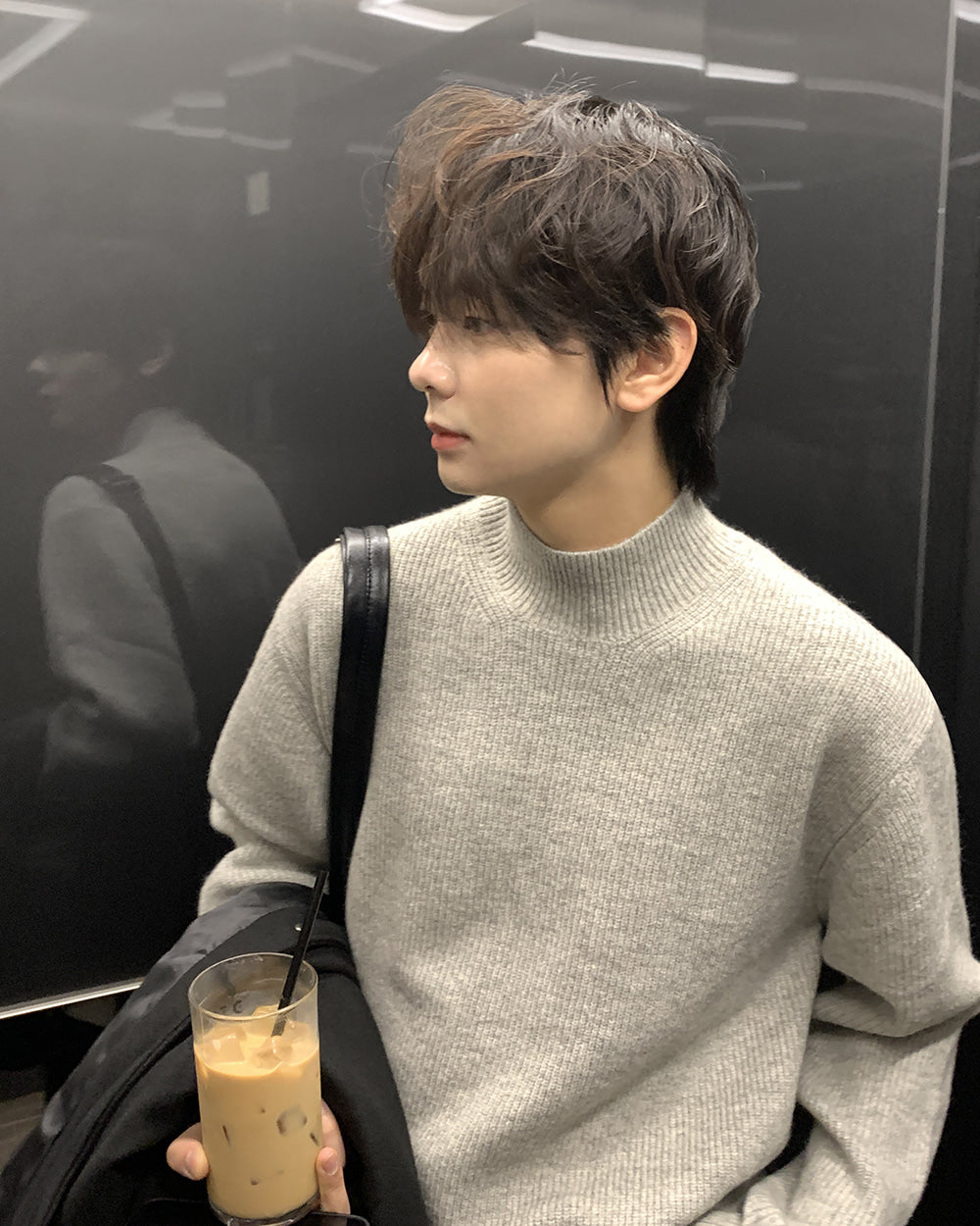 Cashmere 仿羊絨 小高領 針織上衣 / 9色