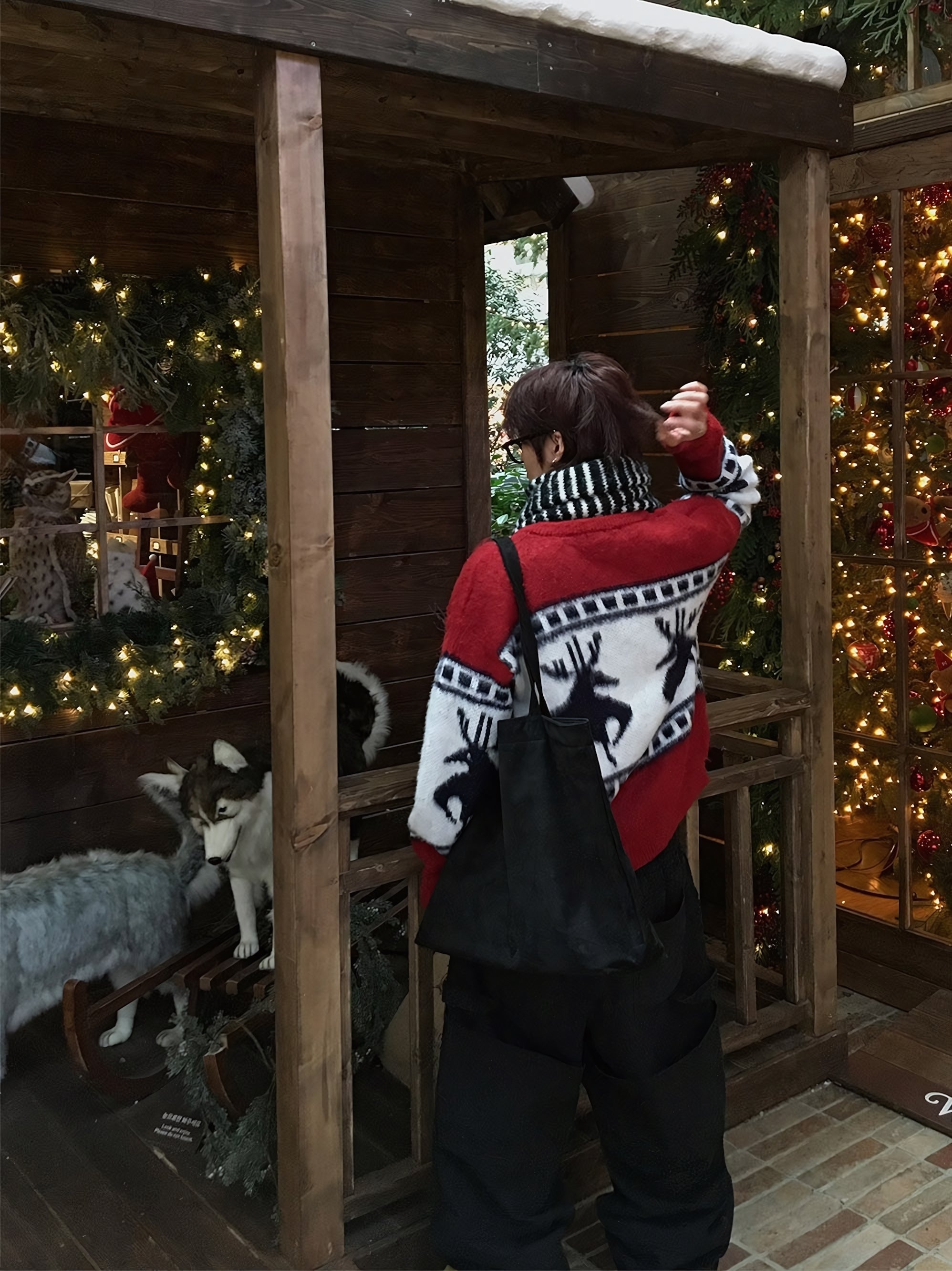 簡約 麂皮 絨面 大容量 肩背 托特包 / 3色