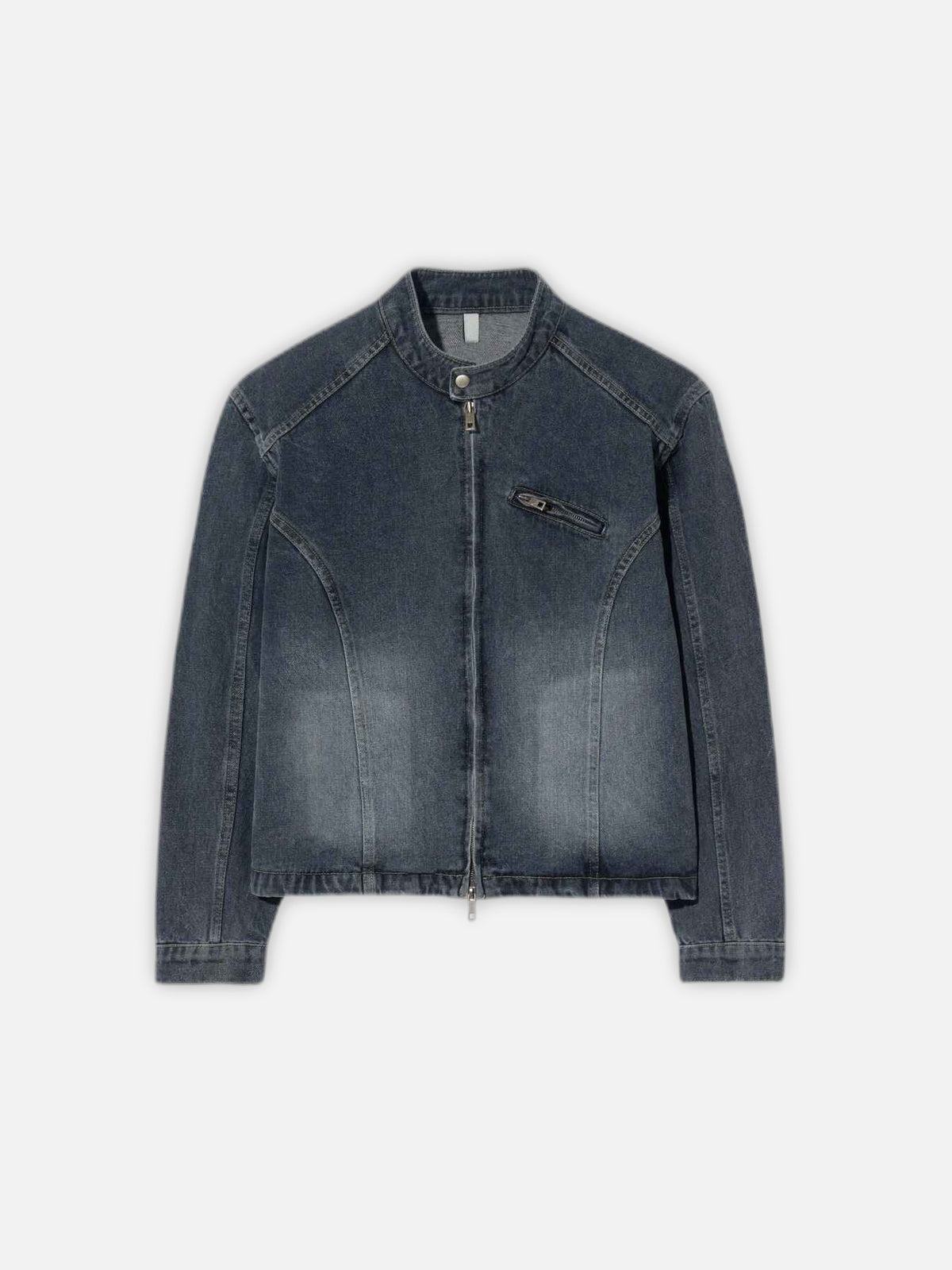 復古 水洗 寬鬆 短版 牛仔外套 / 3色 - WHATEVER STUDIO