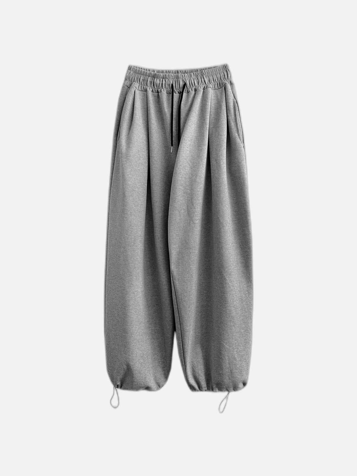 單褶 束口 氣球 運動 寬鬆 棉褲 / 3色 - WHATEVER STUDIO