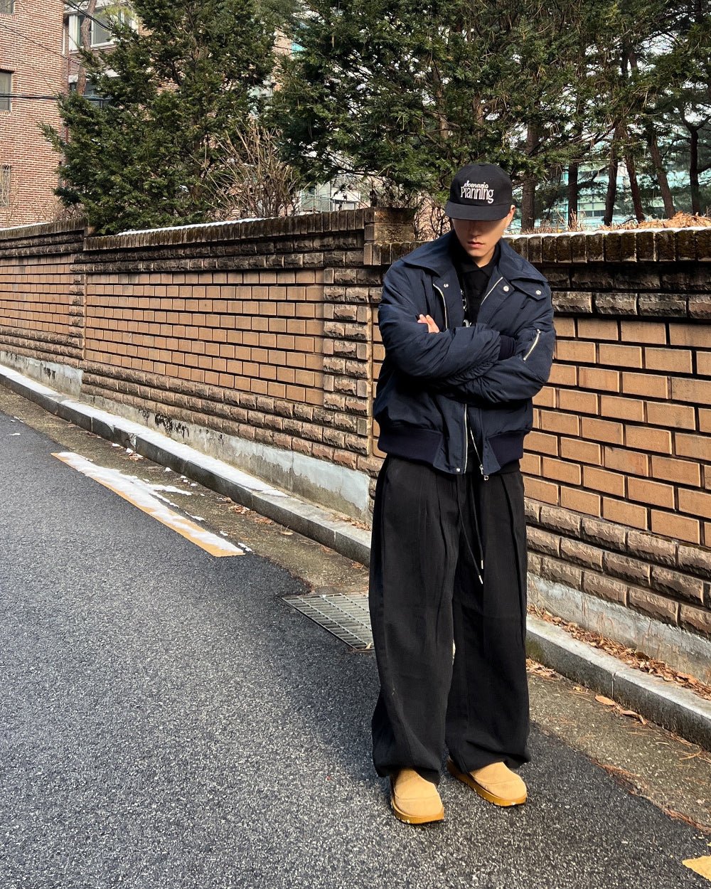 Berlin 摺皺設計 MA - 1 羽絨 飛行外套 / 2色 - WHATEVER STUDIO