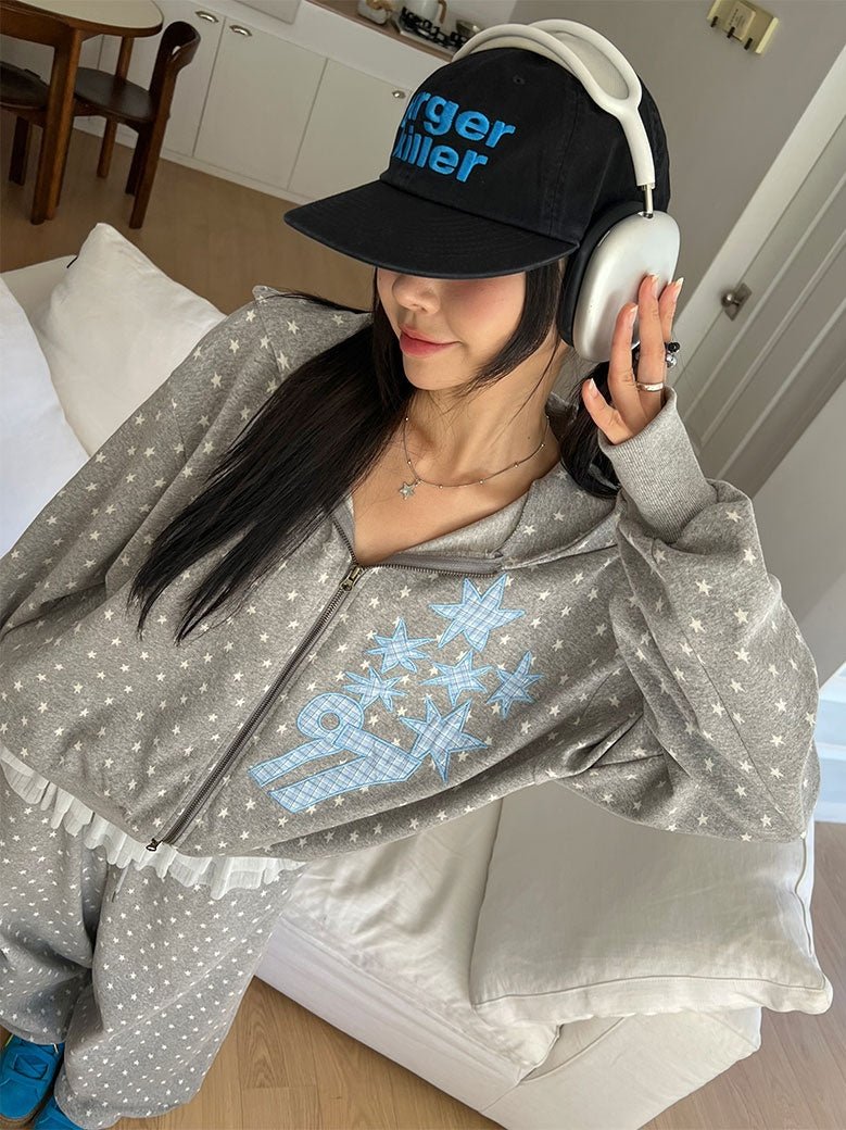 街頭 Buger Killer 字母刺繡 棒球帽 / 2色 - WHATEVER STUDIO